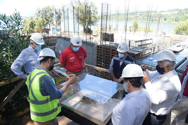 Un 7% de avance lleva la construcción del Teatro Educativo de las Artes de Panguipulli