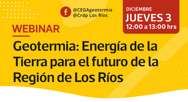 Invitan a webinar sobre Geotermia en la Región de Los Ríos