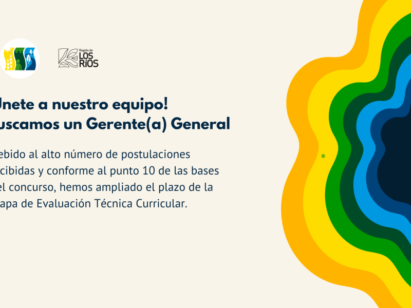 &iexcl;Actualizaci&oacute;n de nuestro Concurso P&uacute;blico para Gerente(a) General!